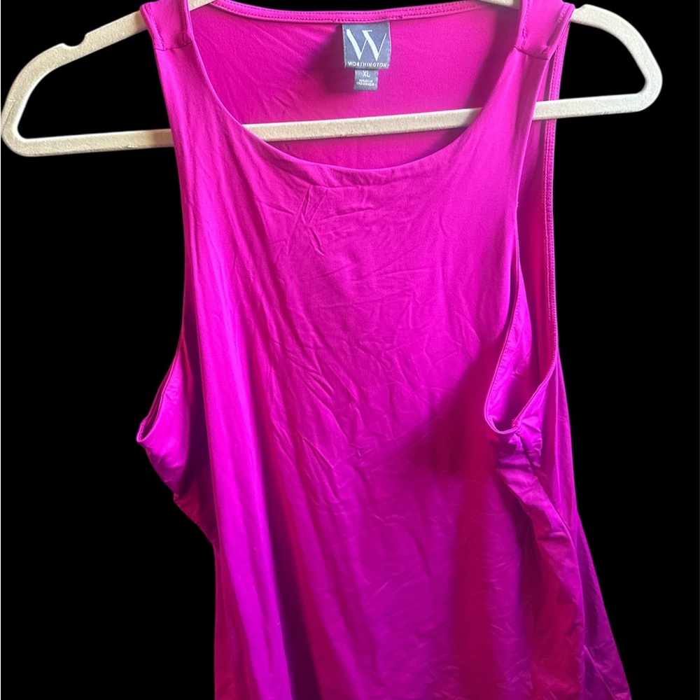 Women's Pink Sleeveless Top